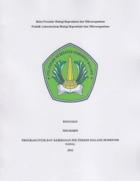 Modul Praktikum Buku Prosedur Biologi Reproduksi dan Mikroorganisme Praktik Laboratorium Biologi Reproduksi dan Mikroorganisme