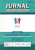 JURNAL KESEHATAN REPRODUKSI VOL. 4 NO. 2 AGS 2013