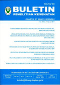 BULETIN PENELITIAN KESEHATAN VOL. 42 NO. 1 MAR 2014