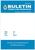 BULETIN PENELITIAN KESEHATAN VOL.44, NO.2  JUNI 2016