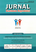 JURNAL KESEHATAN REPRODUKSI VOL. 4 NO. 3 DES 2013