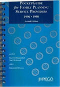 Pocket Guide For Family Playning Service Providers