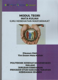 Modul Teori Ilmu Kesehatan Masyarakat