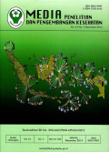 Media Penelitian dan Pengembangan Kesehatan Issue  Vol 24, No 4 Des (2014)