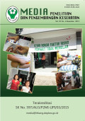 Media Penelitian dan Pengembangan Kesehatan Issue  Vol 25, No 4 Des (2015)