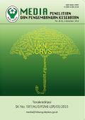 Media Penelitian dan Pengembangan Kesehatan Vol 26, No 4 Des (2016)