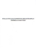 Penilaian Pencapaian Kompetensi Aspek Keterampilan Pemeriksaan Bahan Feses