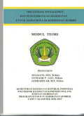 Modul Teori Organisasi, Manajemen dan Pengembangan Kesehatan