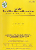 BULETIN PENELITIAN SISTEM KESEHATAN VOL. 19, NO. 2, APRIL 2016
