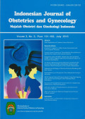 Indoneisian Journal of Obstetrics and Gynecology Vol.3, No.3, page 121-182, July 2015