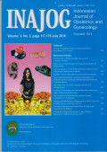 Indonesian Journal of Obstetrics and Gynecology Vol.4, No.3, page 117-176 July 2016