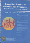 Indonesian Journal of Obstetrics and Gynecology Vol. 2, No. 1, Page 1-60, January 2014