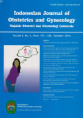 Indonesian Journal of Obstetrics an Gynecology Vol.2, No.4, Page 173-238, October 2014